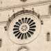 Anche il rosone della Cattedrale fu rifatto da zero per andare a sostituire il finestrone installato in epoca barocca